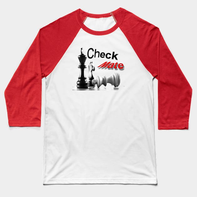 Checkmate Baseball T-Shirt by jan666